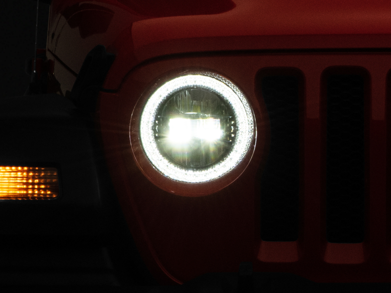 Jeep Wrangler JL LED Headlights - Raxiom - Axial Series - Black - `18-`22