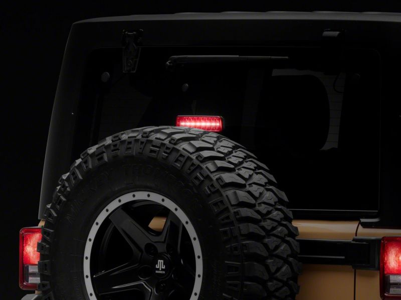 Jeep Wrangler JK Third Brake Light - Raxiom - Hyper Flash LED - Smoked - `07-`18