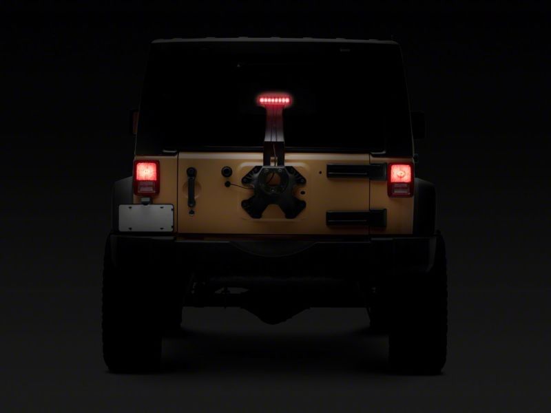 Jeep Wrangler JK Third Brake Light - Raxiom - Hyper Flash LED - Smoked - `07-`18