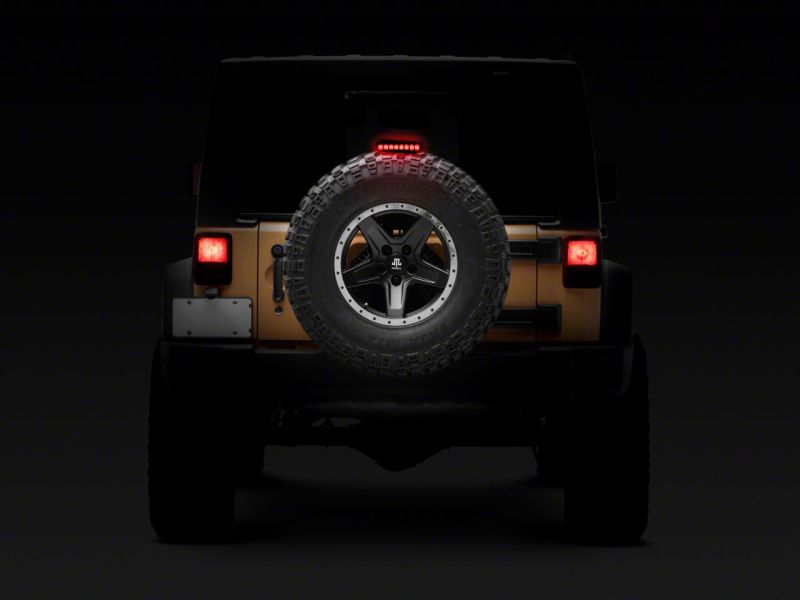 Jeep Wrangler JK Third Brake Light - Raxiom - Hyper Flash LED - Smoked - `07-`18