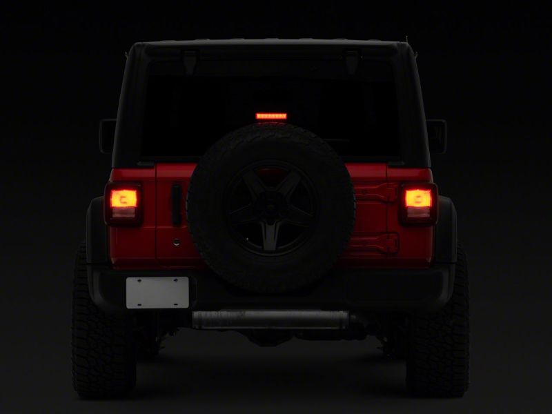 Jeep Wrangler JL Third Brake Light - Raxiom - Hyper Flash LED - Smoked - `18-`23