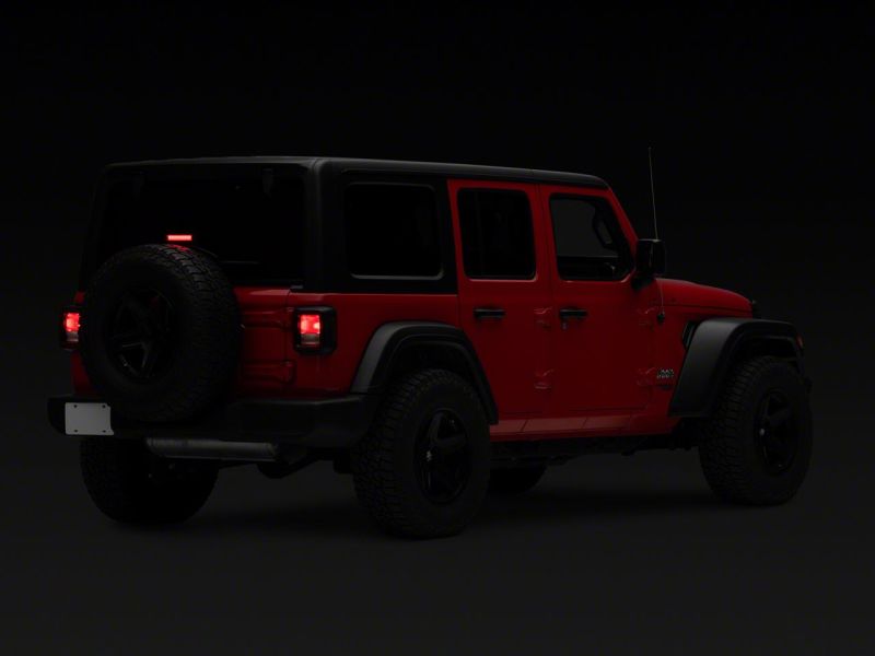Jeep Wrangler JL Third Brake Light - Raxiom - Hyper Flash LED - Smoked - `18-`23