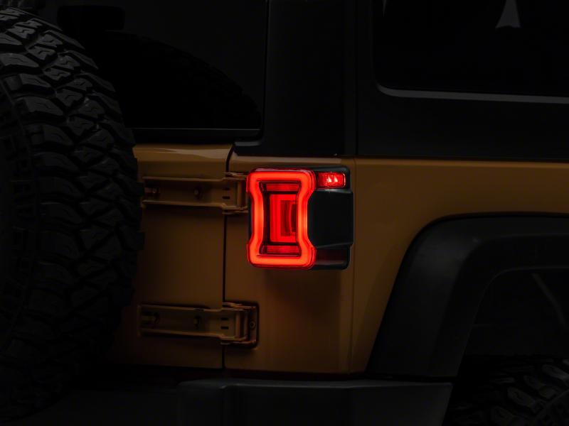Jeep Wrangler JL Tail Lights - Raxiom - LED - Red - 0