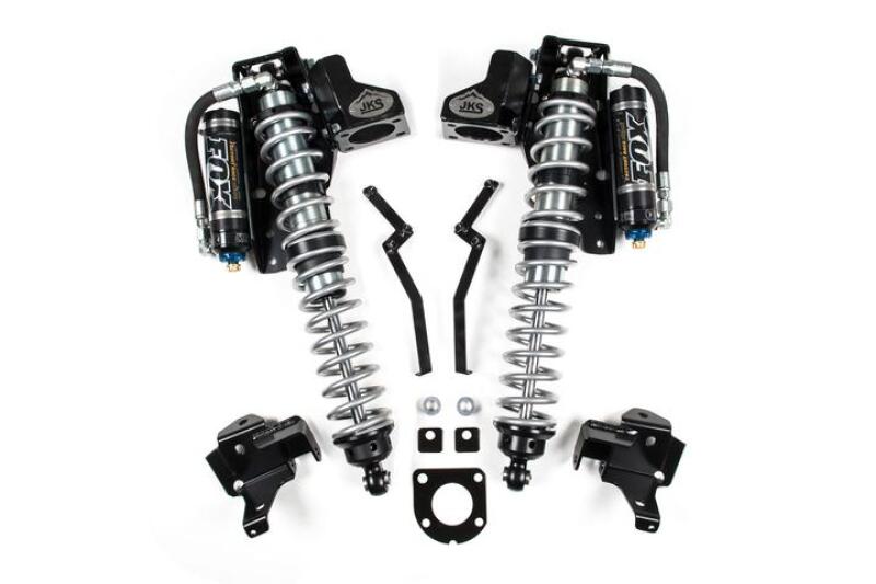 Jeep Wrangler JK Coilover Mounting Kit - Front - JKS Manufacturing - semi-gloss black