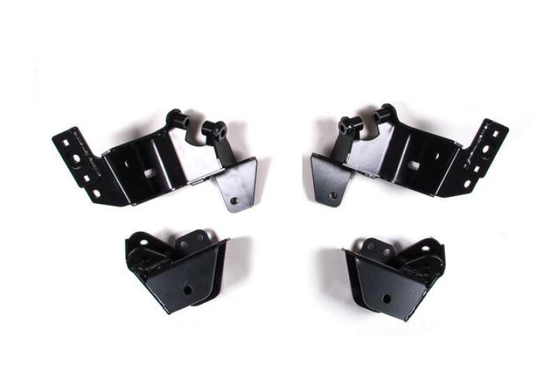 Jeep Wrangler JK Coilover Conversion Mounting Brackets - Rear - JKS Manufacturing - Black - `07-`18