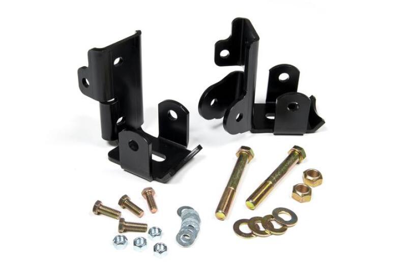 Jeep Wrangler JK Shock Relocation Kit - Rear - JKS Manufacturing - Black