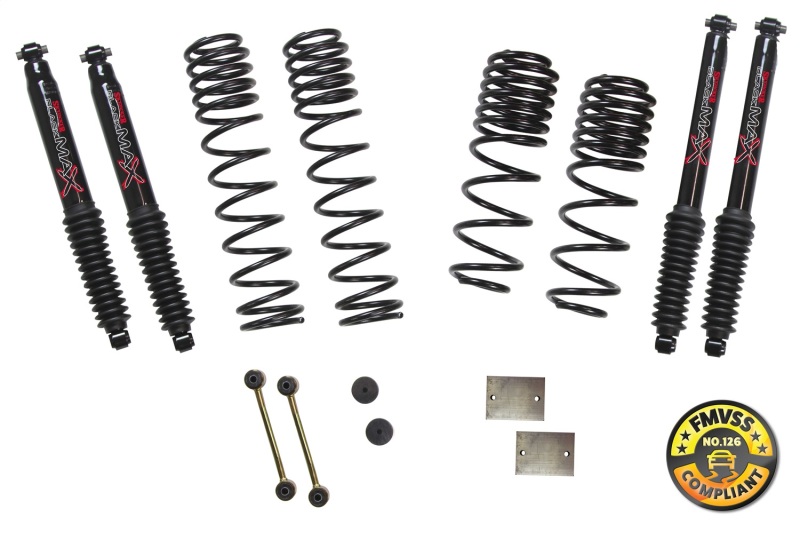 Jeep Wrangler JL Long Travel Kit - Skyjacker - Long Travel 2 Stage 1in-1.5in Coil System - 2018
