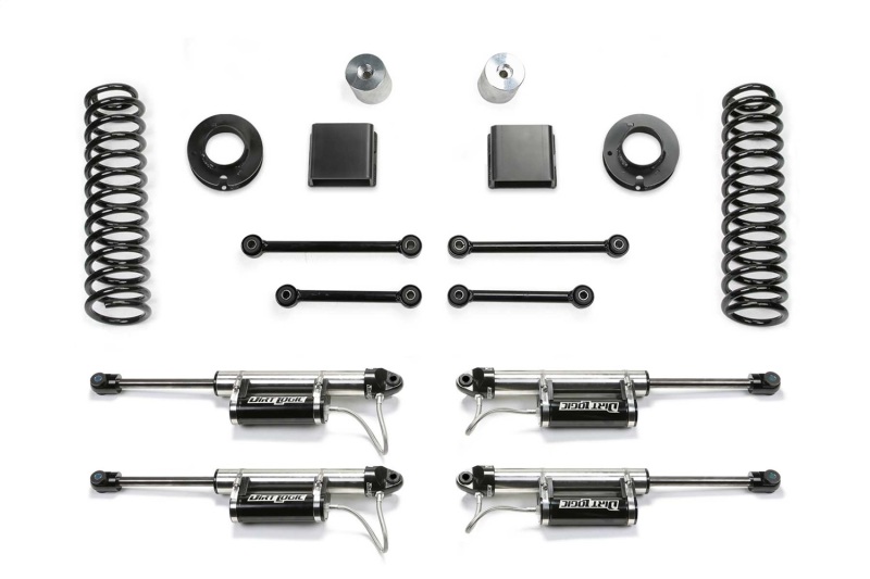 Jeep Gladiator Suspension Lift Kit - Fabtech - 3in Sport System w/DL Resi Shocks - `20-`21