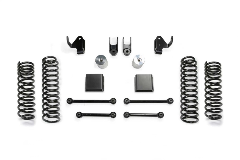 Jeep Gladiator Suspension Lift Kit - Front + Rear - Fabtech - 3in Sport II System w/Shock Extensions - 6 Cyl - `20-`21