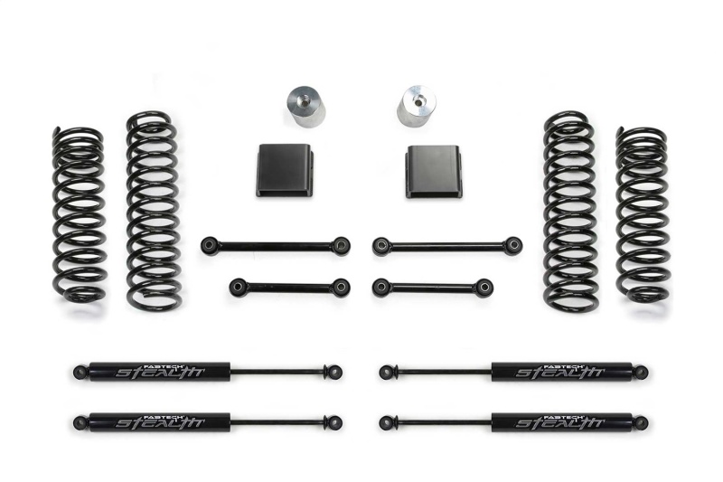 Jeep Gladiator Suspension Lift Kit - Fabtech - 3in Sport II System w/Stealth - 6 Cyl - `20-`21