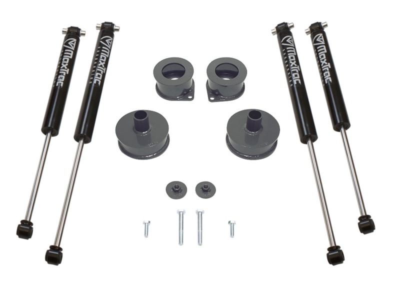 Jeep Wrangler JL Spacer Kit w/MaxTrac Shocks - Front + Rear - Maxtrac - `18-`19