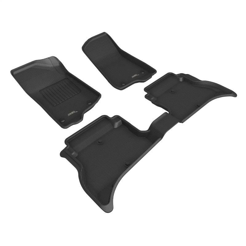 Jeep Wrangler JL Floor Liners - Combo - ACE Kagu - Black