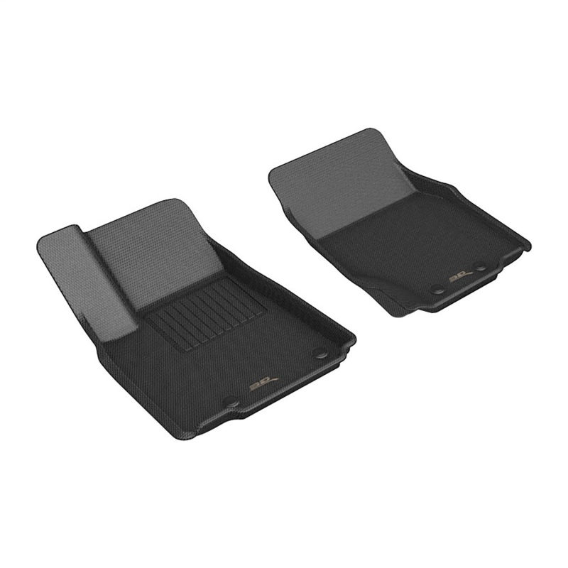 Jeep Grand Cherokee Floor Liners - Front - ACE Kagu - Black