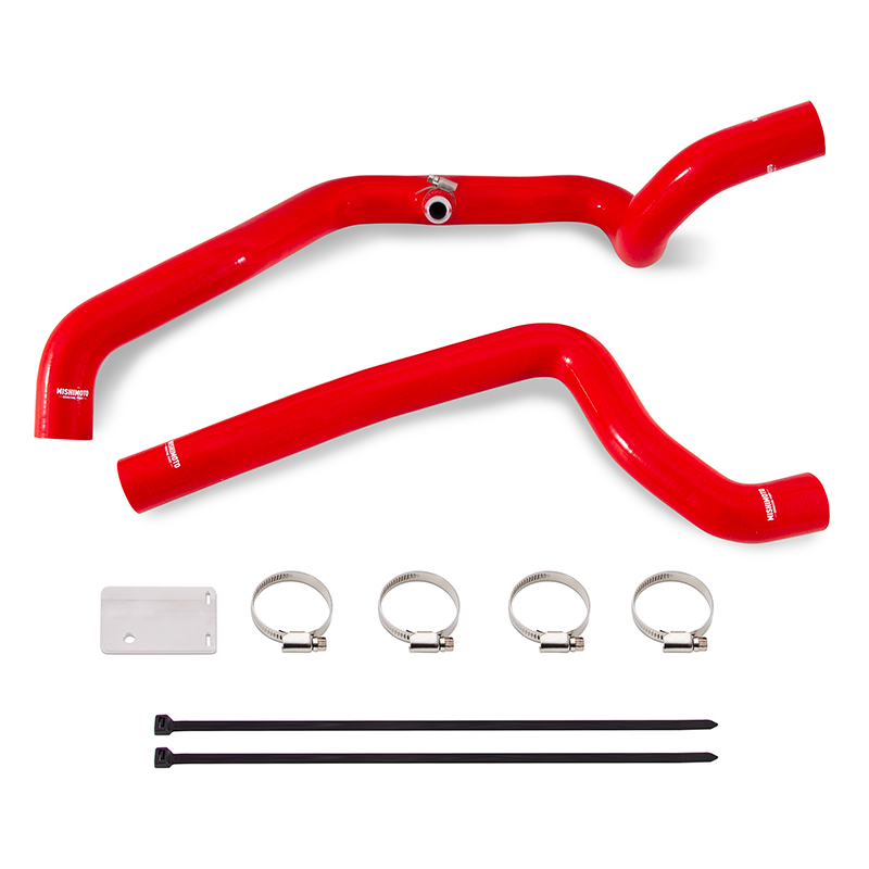 Jeep Wrangler JL Silicone Radiator Coolant Hose Kit - Mishimoto - Red - 2.0L - 2018