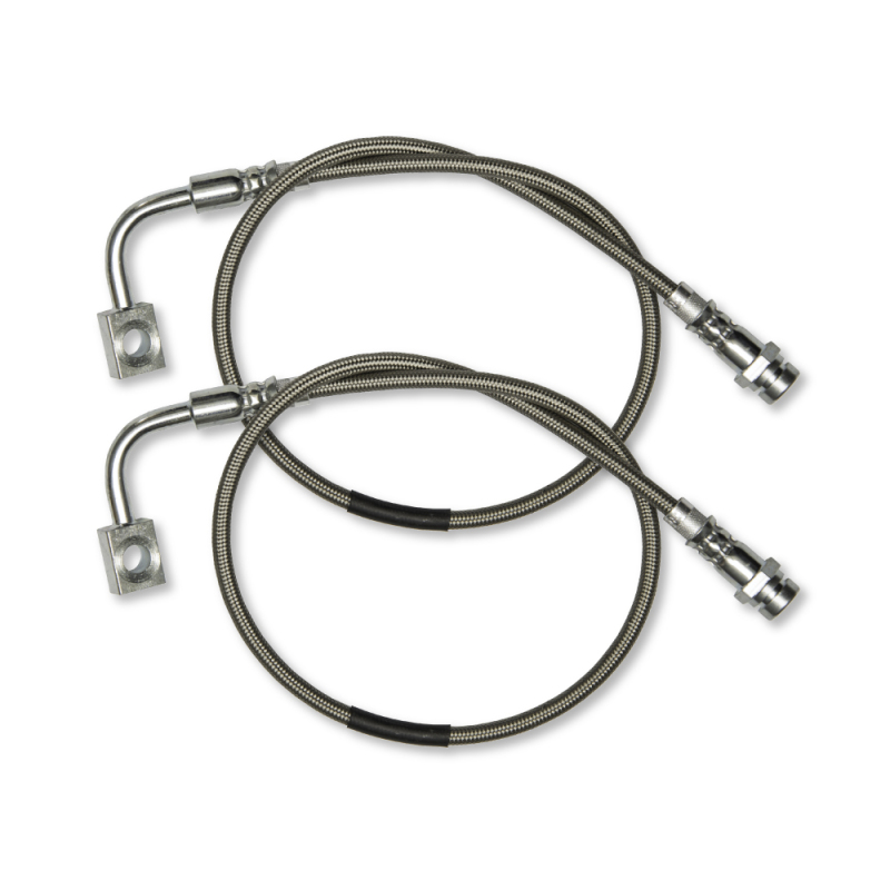 Jeep Wrangler JK Brake Lines - Rear - Rock Krawler - Long Travel Stainless Steel - `07-`18