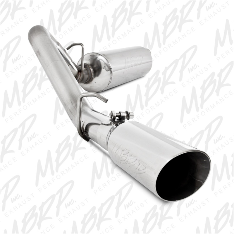 Jeep Wrangler JK Catback Exhaust - Single Side - MBRP - Armor Plus, T409 Stainless Steel - Inline-4 2.5L, Inline-6 4.0L - `00-`06