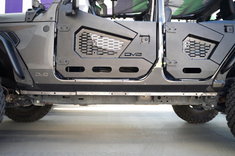 Jeep Wrangler JL Rock Skins - DV8 Offroad - Black - `18-`23