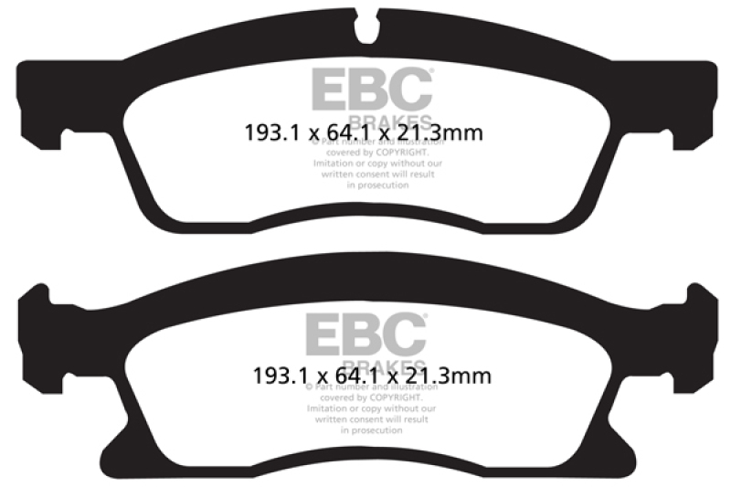 Jeep Grand Cherokee - EBC Ultimax2 Brake Pad Sets