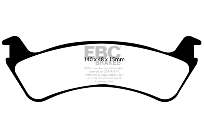 Jeep Grand Cherokee - EBC Ultimax2 Brake Pad Sets