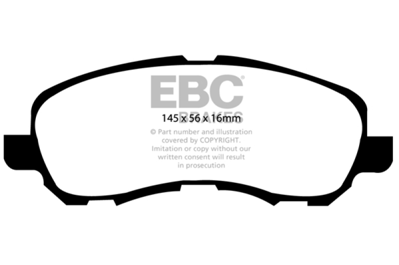 Jeep Patriot - EBC Ultimax2 Brake Pad Sets