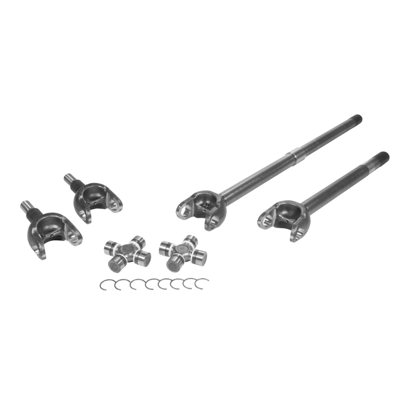 Jeep Wrangler JL Chromoly Axles - Yukon - Front 4340 Chromoly Axle Kit Dana 44 32 Spline w/1350 (7166) Joints