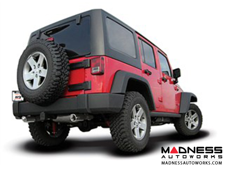 Jeep Wrangler JK (4-door) - Performance Exhaust by Borla - Cat-Back Exhaust - Touring (2012-2014)