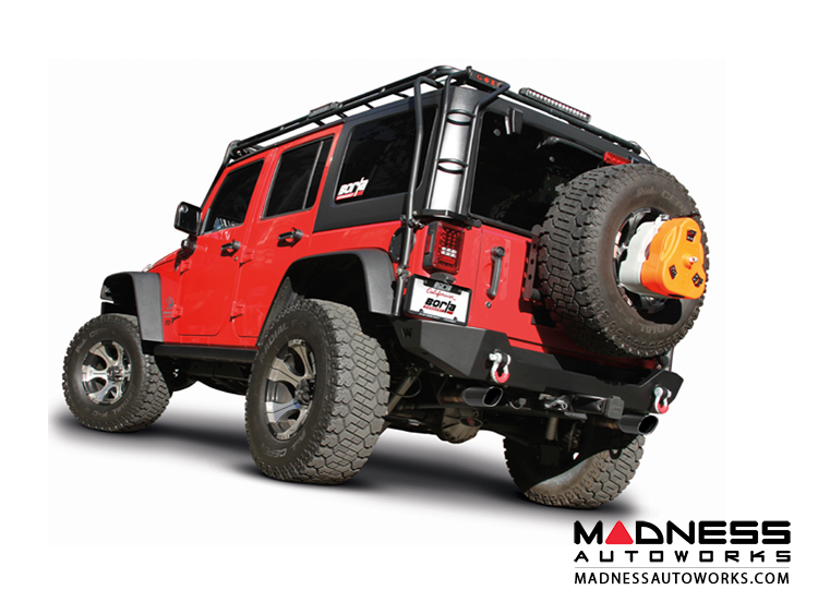 Jeep Wrangler JK (4-door) - Performance Exhaust by Borla - Cat-back Exhaust - Touring (2012-2014)