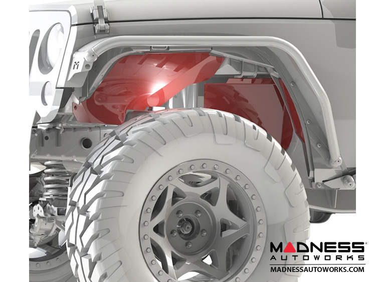 Jeep Wrangler JK Replacement Aluminum Inner Fender Set 