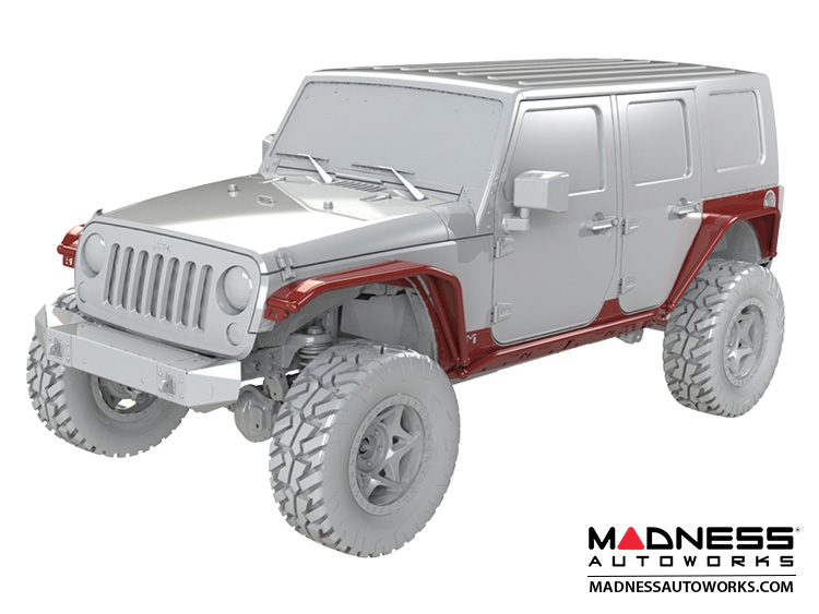 Jeep Wrangler JK Full Overline System - 4 Door 