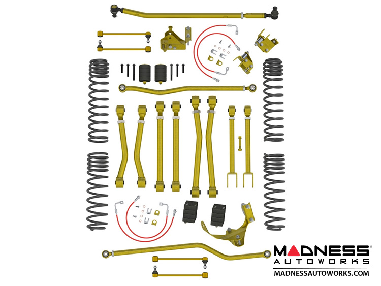 Jeep Wrangler JK Game-Changer Suspension 4.5" - Hi-Steer - No Shock Edition 