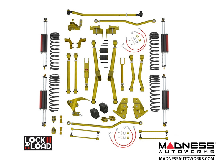 Jeep Wrangler JK Lock-N-Load Long Arm Compound Suspension - 4.5"/5/5" - 6Pak Edition 