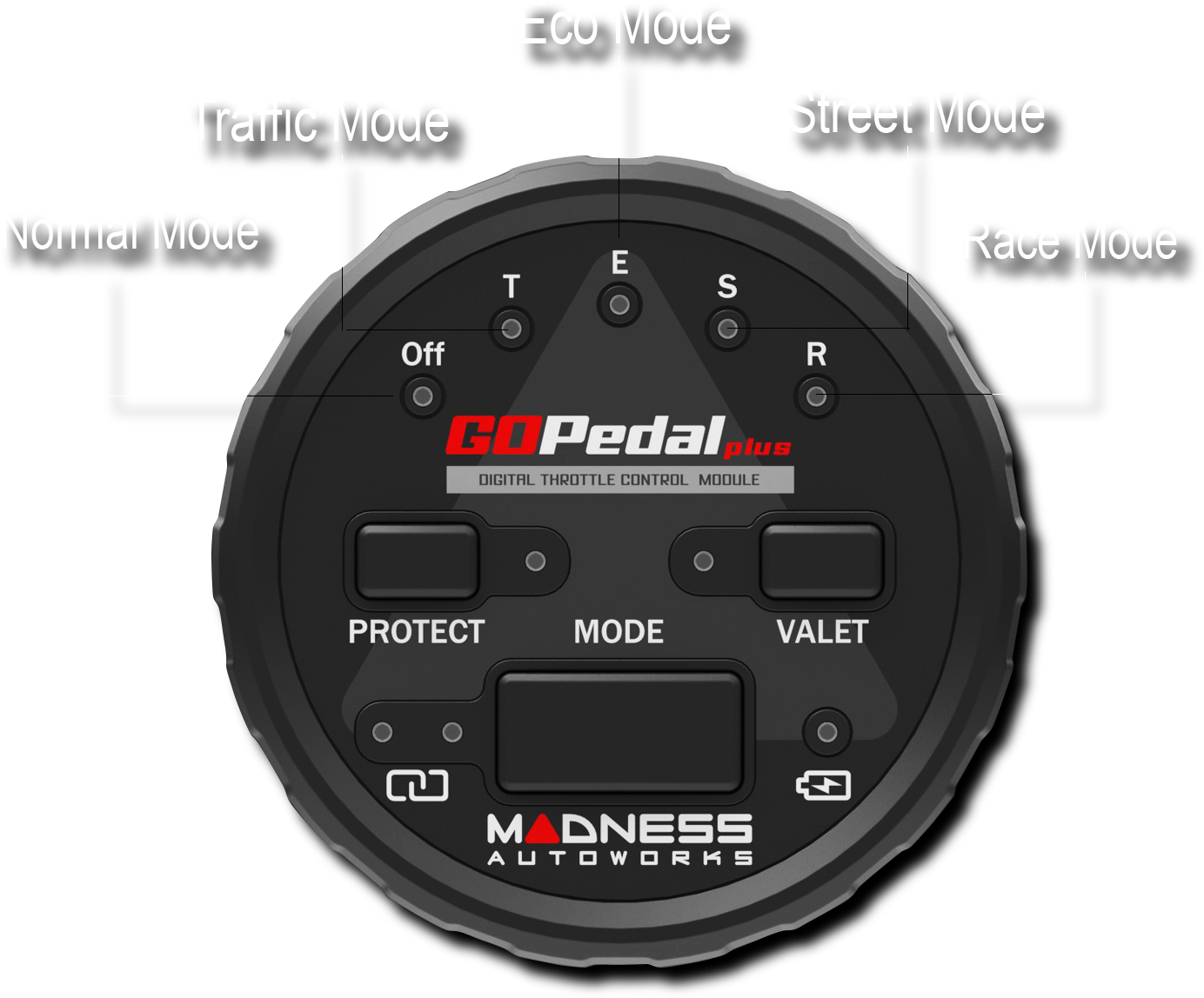 Jeep Wrangler JL Throttle Response Controller - MADNESS GOPedal Plus - 3.6L V6